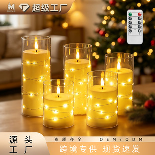 Flameless LED Candles String Christmas&Halloween Decoration
