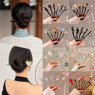 Chinese Style Elegant Wood Hair Stick For Women Girl Hairp S