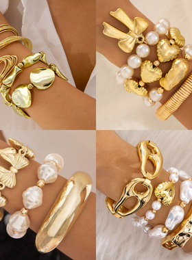 New Bracelet Set Women's bangle Cross border Jewelry手链饰品
