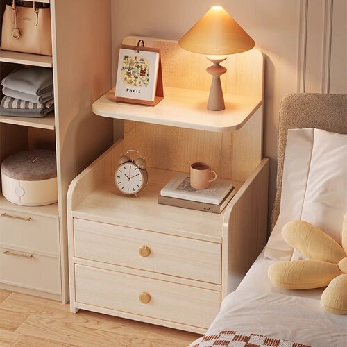 Nightstand small Bedside cabinet sofa side drawer table