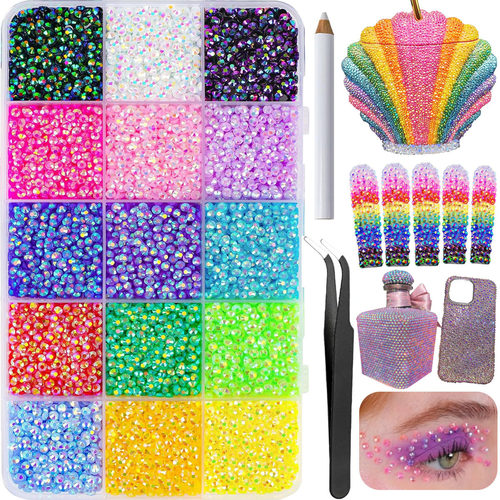 1Box/1Set Hot Selling Flash Nail Rhinestones Bedazzling Kit