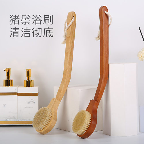 Shower Brush Long Handle Back Scrubber Body Exfoliator