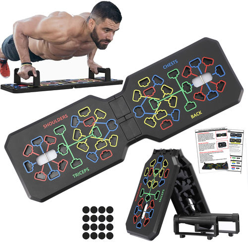 Push-up Board Set Portable Multifunctional Push-up Bar Folda