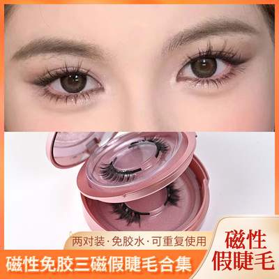 Magnetic False Eyelashes - Glue-Free Reusable Magnet Lashes