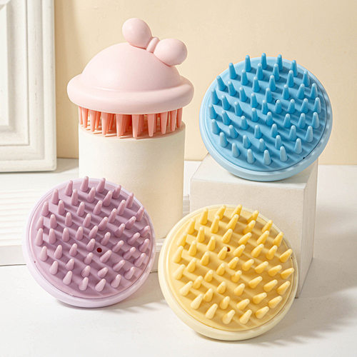 Silicone Body Scrubber Shower Brush Handheld Cleansing Skin