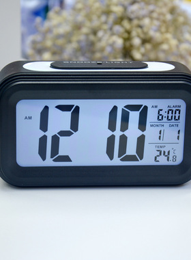 LED Digital Alarm Clock Large Display with Calendar for Home