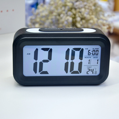 LED Digital Alarm Clock Large Display with Calendar for Home