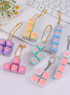 glowing computer caps keyboard fidget toy clicky stress键盘