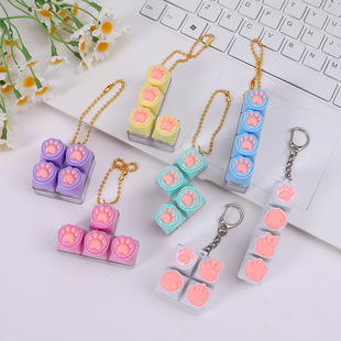 glowing computer caps keyboard fidget toy clicky stress键盘