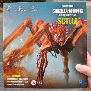 全新现货 HIYA海雅 哥斯拉大战金刚 帝国崛起 超可动 斯库拉 手办