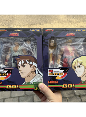 现货 Storm Toys ST街霸3 1/12 少年街霸3 Ryu隆 Ken肯 可动手办