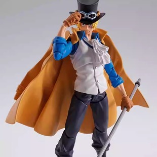现货 万代 SHF 海贼王 航海王 萨博 革命军参谋总长 可动手办