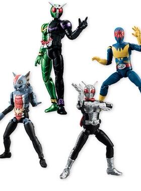 O乐翻天O万代假面骑士shodo掌动vs6第6弹食玩盒蛋 W超一号地狱大