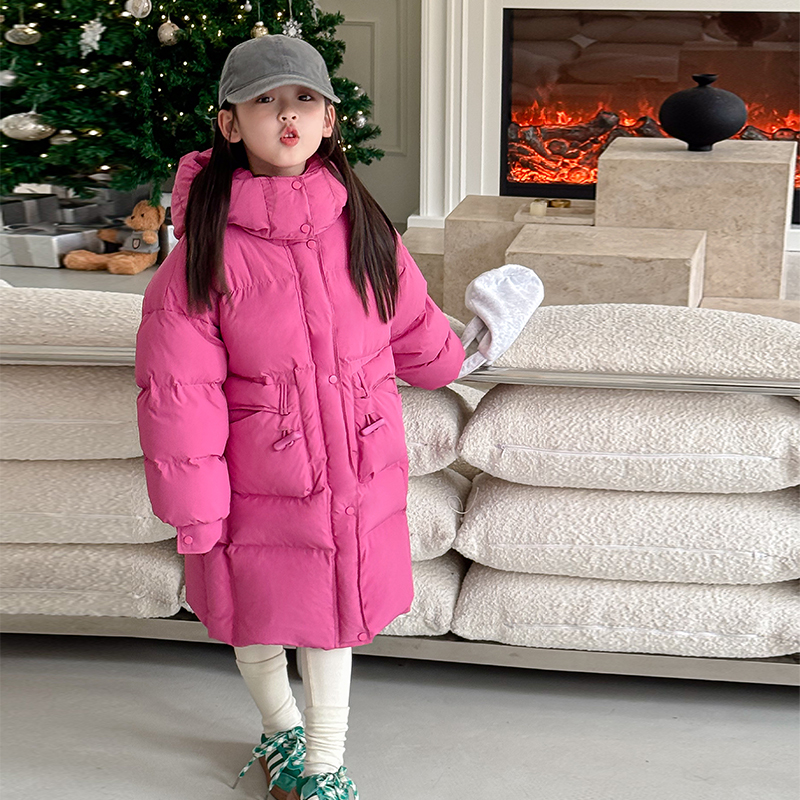 中长款加厚儿童羽绒服杜邦三防