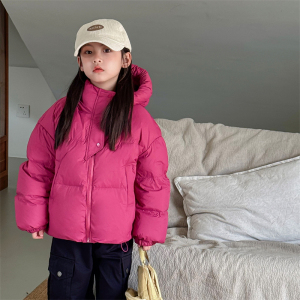 2023新款儿童羽绒服男女宝宝中大童杜邦三防加厚保暖外套面包服