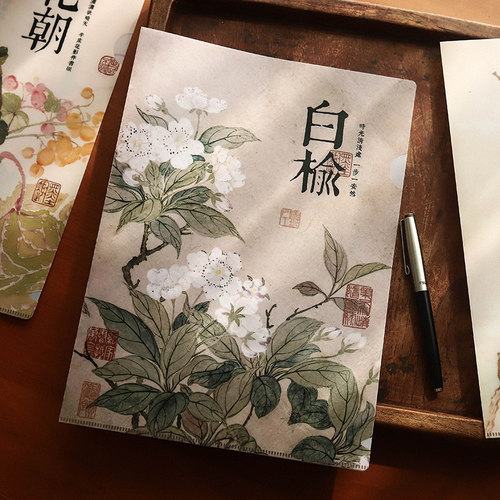 花晨月夕PP文件夹国风美学