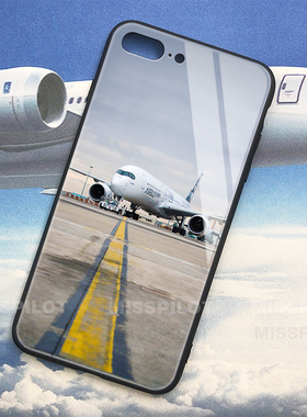 A350航空手机壳空客机长场跑道驾驶舱仪表盘飞行员i123果华米OPvi