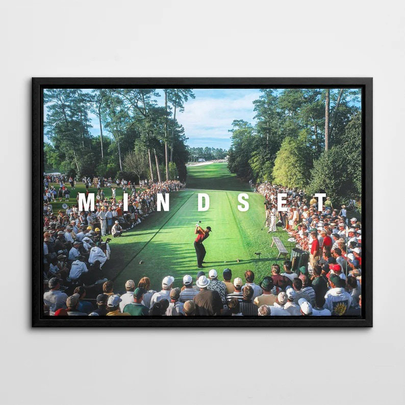 装饰画有框挂画墙壁画高尔夫球老虎伍兹GOLF运动场体育健身WOODS