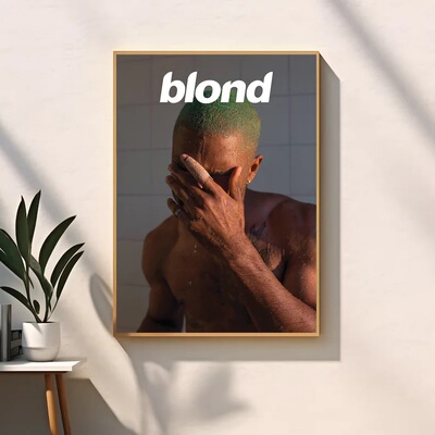 BLOND说唱嘻哈RAP海报音乐封面歌手装饰画专辑封面挂画歌星KTV