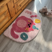 卡通小清新可爱胖猫吸水地垫门垫柔软吸水地垫卫生间地垫浴室吸水