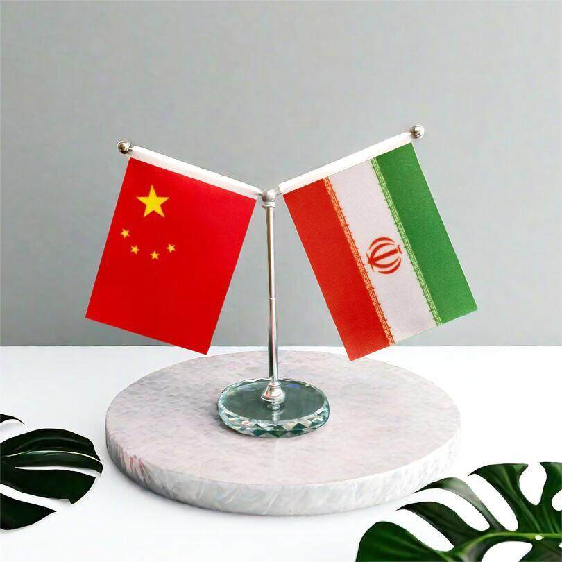 伊朗国旗摆台车载摆件