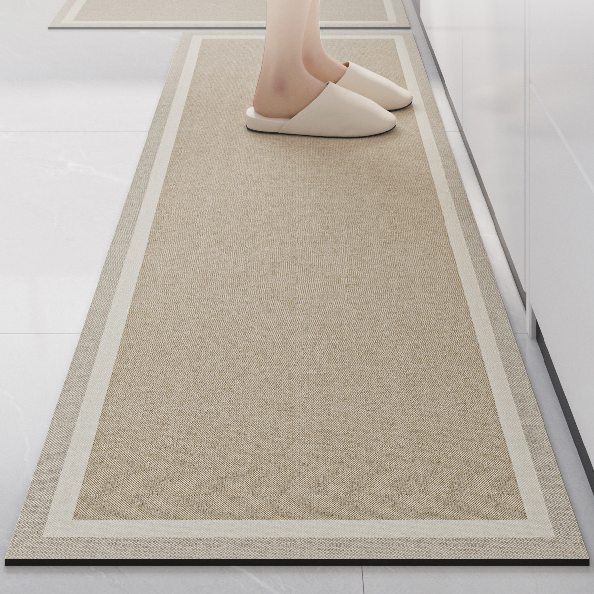 德国厨房地垫可擦免洗家用防滑脚垫简约现代硅藻泥吸水垫整铺地毯,居家布艺,厨房地垫,淘宝优惠券,粉丝福利购,淘宝优惠卷