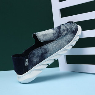 汤姆斯男鞋 冰丝潮鞋 透气帆布鞋 一脚蹬懒人鞋 老北京防臭夏季 Tt&Mm