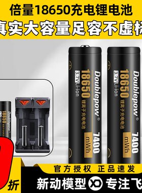 倍量18650锂电池充电器大容量航模遥控器迈克TX16STX12控电T3.7V