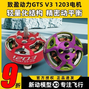 RCinpower致盈动力GTS 1203无刷电机花飞竞速室内穿越机动力