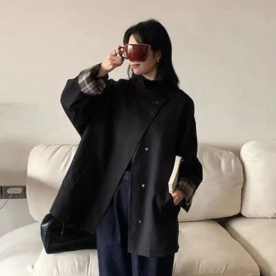 卡其色风衣女中长款小个子2025新款秋季英伦风高级感韩系外套