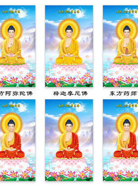 释迦摩尼佛圣像摩尼珠娑婆佛像