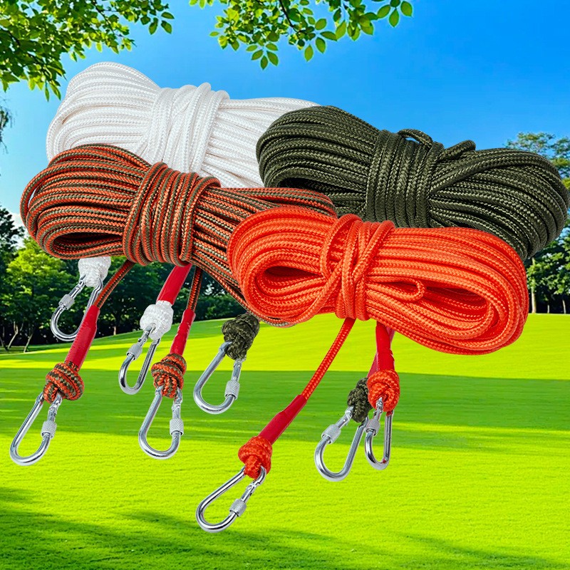 晾衣绳子室外晒衣服晒被子专用绳加粗户外旅行防风固定扣晾衣绳子