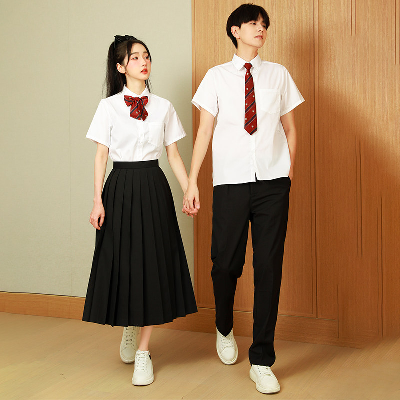元旦红歌初高中学生一二九合唱演出服诗朗诵比赛服学院风班服套装