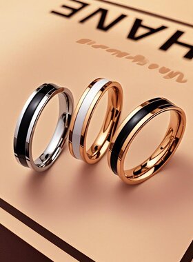不锈钢戒指女不掉色小众高级设计感轻奢ins风钛钢饰品手饰