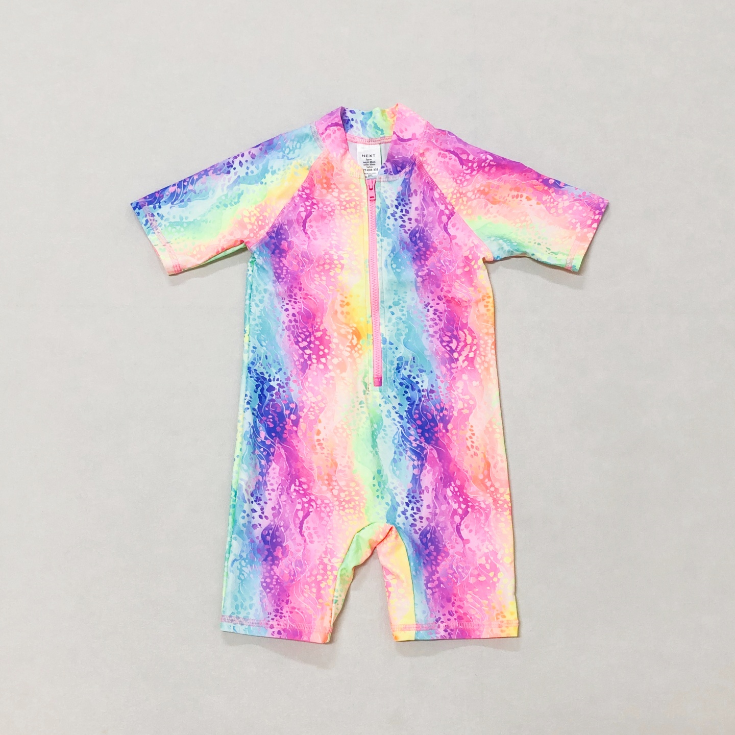NEXT儿童泳衣拉链速干防晒