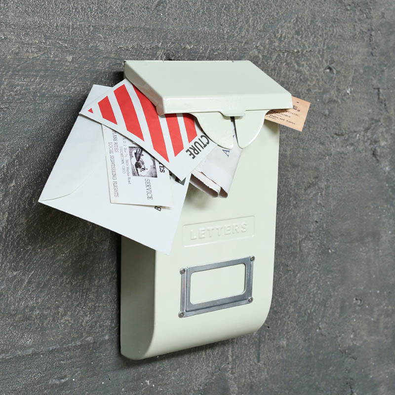 新品 日本dulton金属信箱复古挂墙信报箱家用创意防水报纸信件邮