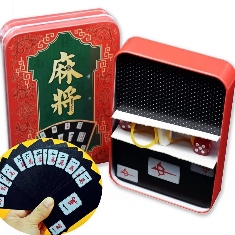 犇牛加厚纸防水旅游便携式麻将牌
