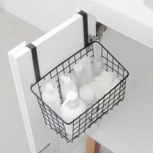 挂门后置物架收纳挂篮卫生间浴室厨房阳台橱柜柜门挂架挂式筐神器