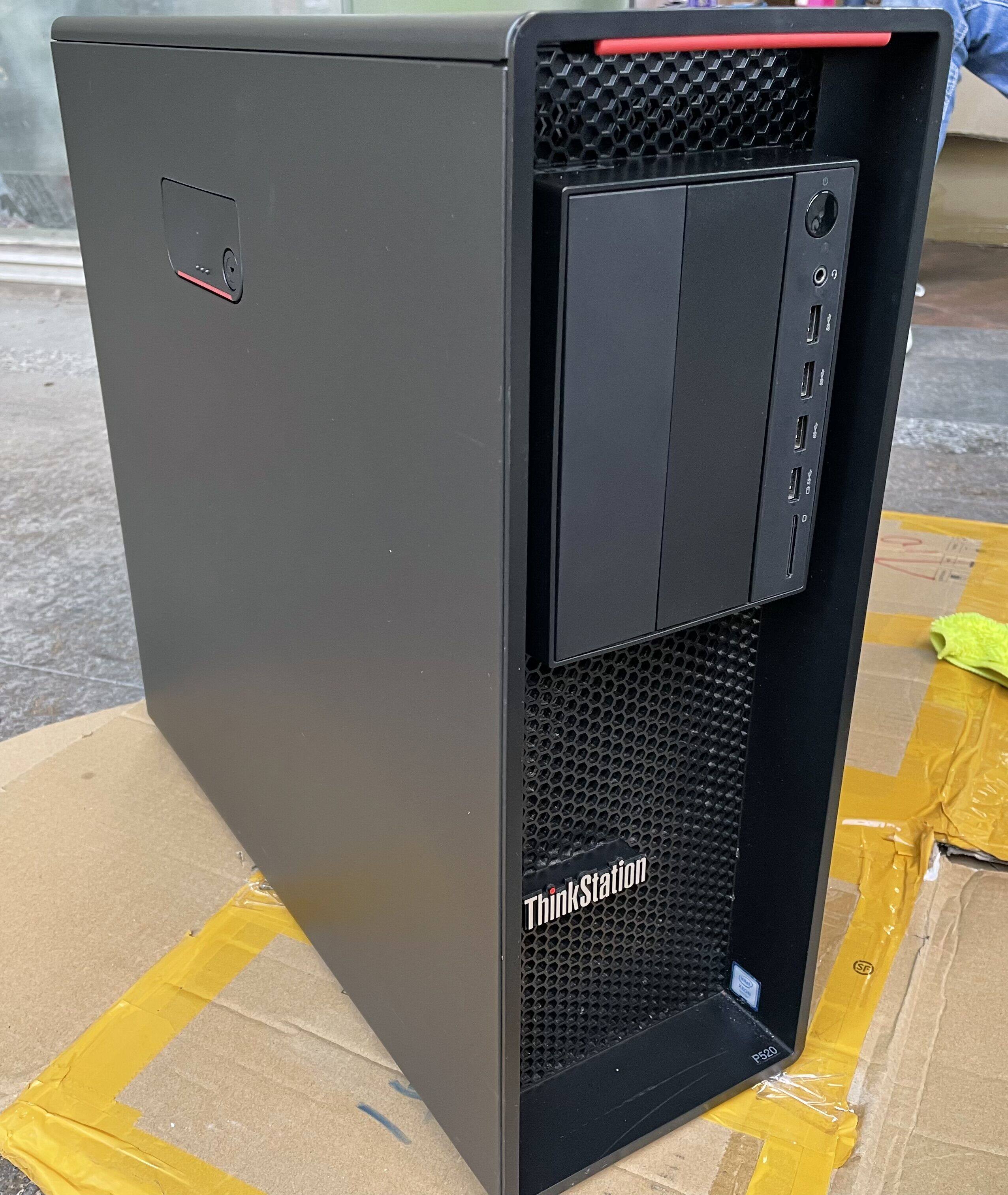 联想ThinkStation P520 绘图工作站，专业绘图级台式机。