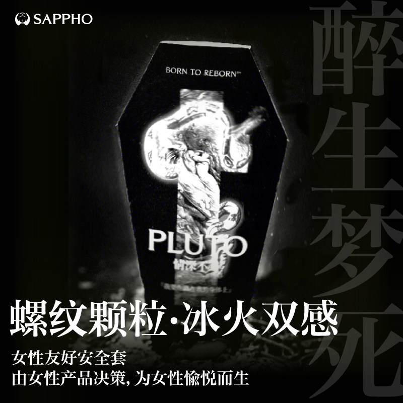 【女性友好安全套·冰火螺纹】萨福高潮因子安全套玻尿酸避孕套