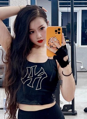 球星女子运动背心3FTOV0153-50BKS3-43CGD-50WHS-3FTKB0433-50BKS