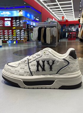 MLB男女同款防滑轻便透气运动复古潮流时尚低帮休闲板鞋3ASXM066N