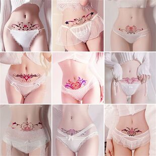 魅魔纹身cos贴纸小恶魔之心网红性感胸前小腹后腰部图腾夜光情侣