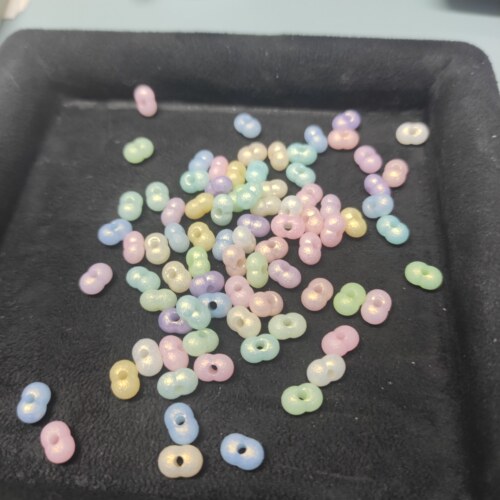 （15元包邮）45g约400个卡5*8孔径1.7皱皮马克龙花生95-014