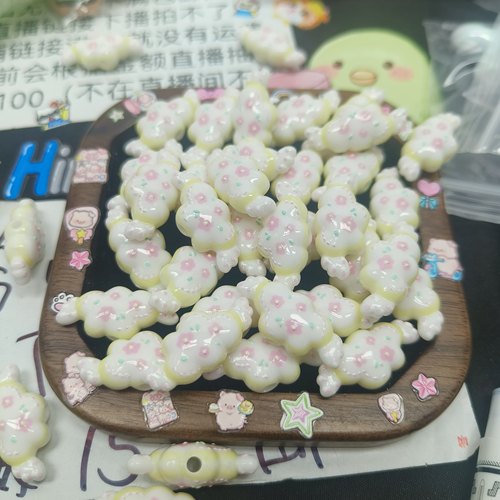 （15元包邮）10个翅膀云朵双面浮雕A890