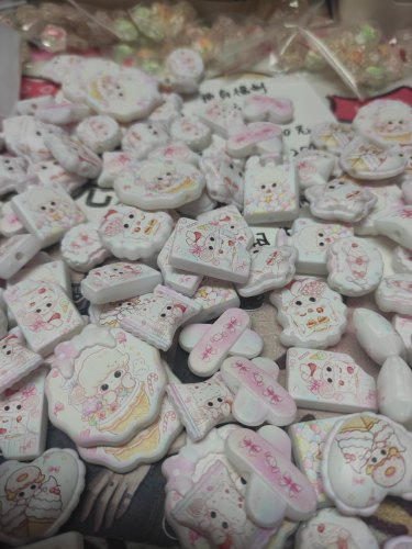 （15元包邮）10个磨砂印花定制甜品dimoo120-019