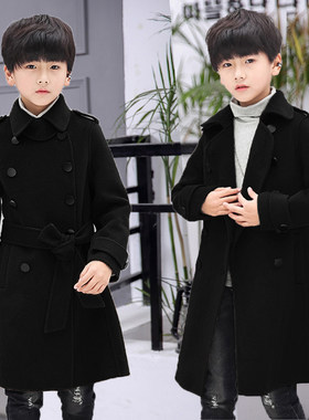 男童呢子大衣毛呢外套男孩