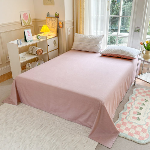 100%棉床单纯棉可定制尺寸