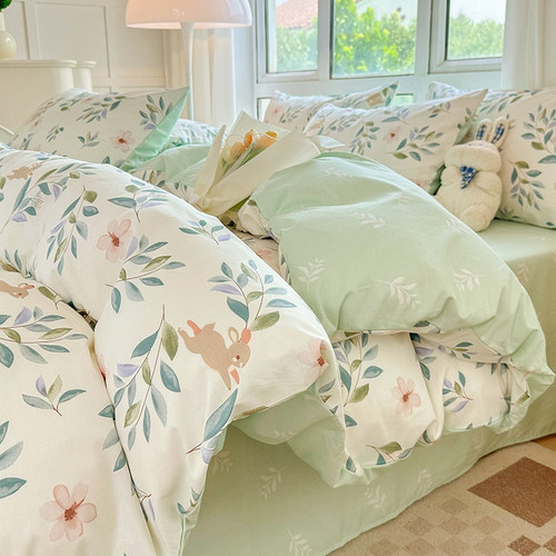 纯棉被套被罩全棉定制尺寸斜纹