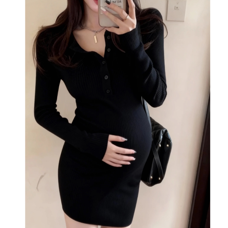 小个子孕妇黑色长袖连衣裙女秋冬新款修身显瘦内搭打底包臀短裙子,孕妇装/孕产妇用品/营养,连衣裙,淘宝优惠券,粉丝福利购,淘宝优惠卷